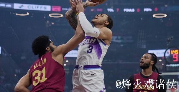 NBA-乔治32分马尔卡宁28+12 爵士客场击败骑士